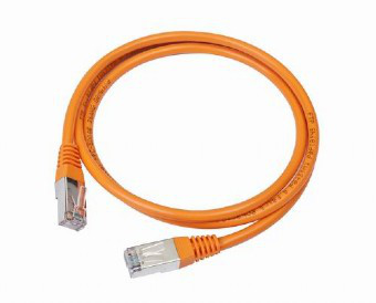 Cable Cat5e Utp Moldeado 1m Naranja